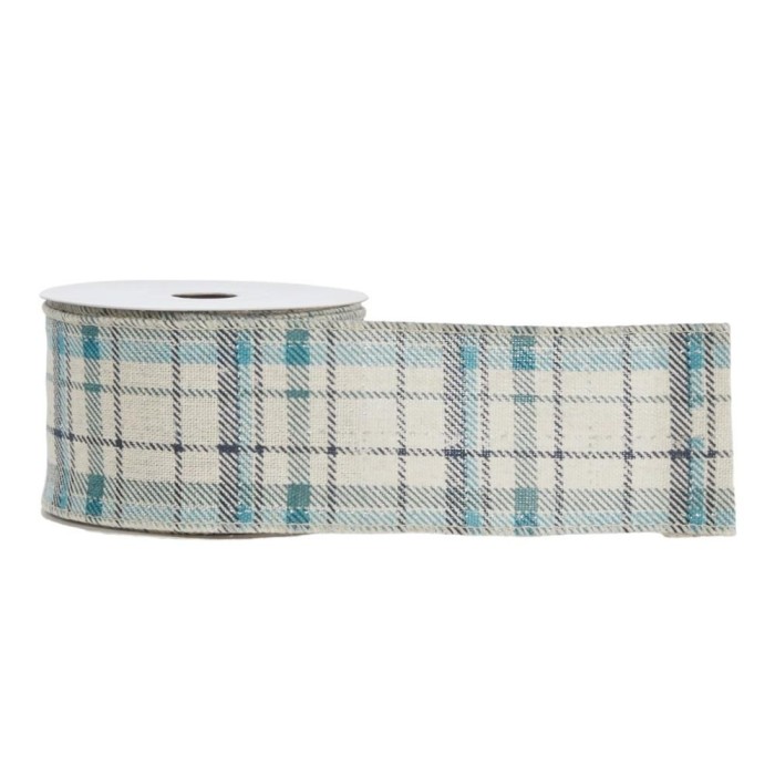 NASTRO 9.14X6.3CM SCOZZESE BEI